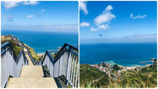 圓圓家出去玩-《新北瑞芳》遠眺大海的美麗步道，欣賞美景只要10分鐘，輕鬆好走的報時山觀景台，親子同遊超簡單