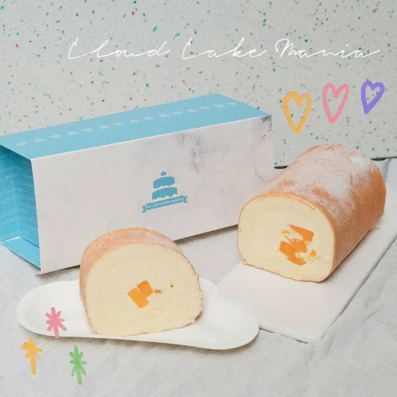 【中和美食】雲兒工坊～愛文芒果生乳捲、芋泥海鹽生乳捲切片、榴槤生乳捲切片～中和甜點～