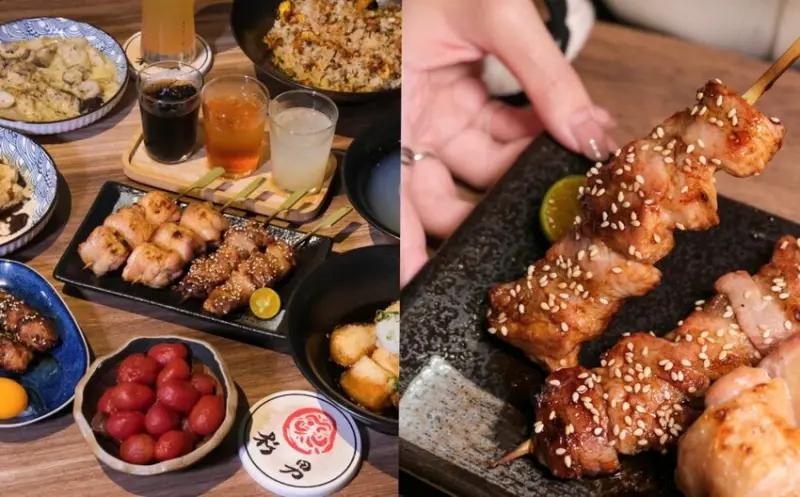 【台北美食】杉男串 • 酒塲｜新北板橋耶誕城美食推薦，超強日式老宅風串燒居酒屋 ! - 肉依小姐吃什麼