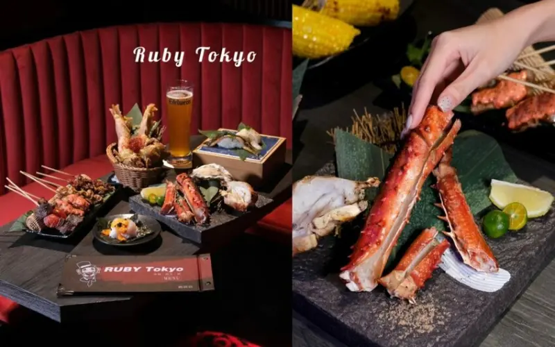 【台中美食】Ruby Tokyo｜新開幕・夜貓族限定新潮居酒屋，半夜也能吃到奢華日式料理 ! - 肉依小姐吃什麼