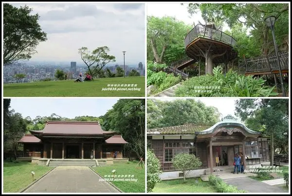 桃園。虎頭山神社忠烈祠。環保公園。奧爾森林學堂