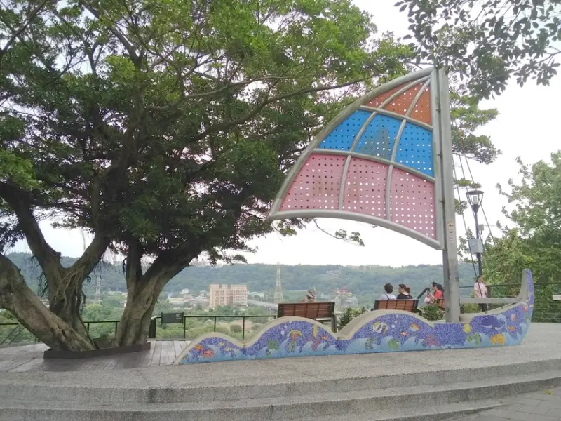 桃園大溪景點 [大溪中正公園] 大溪橋美景一覽無遺