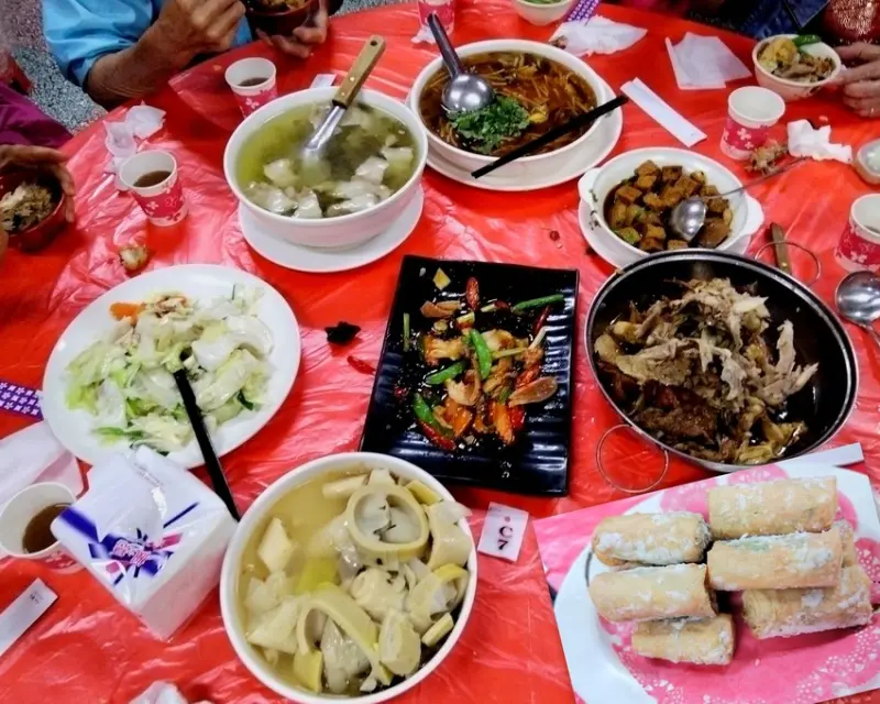 新竹新埔美食-劉家莊燜雞大啖客家風味和菜