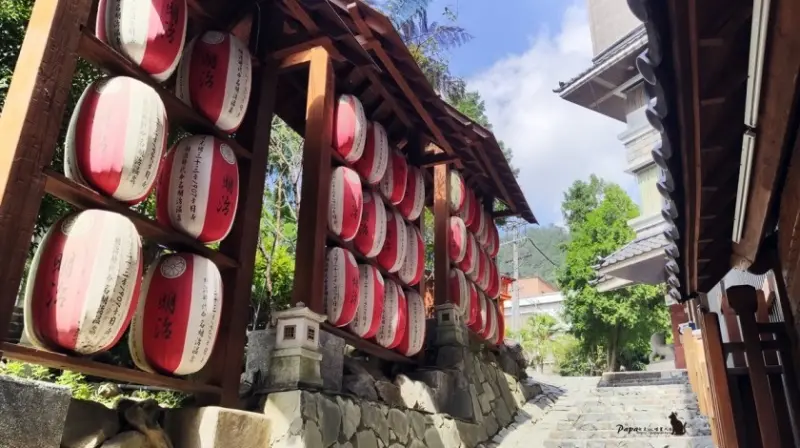 谷關-捎來步道 超日式明治溫泉老街-松鶴部落裡 -紅藜饅頭 半日遊-Papa女王vs.喵星人N