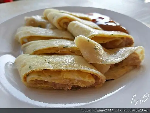 [嘉義朴子]企鵝班早餐吧。思念回憶中獨特風味的鮪魚蛋餅。