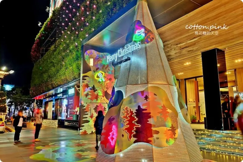 勤美天地聖誕村開村啦！科技感聖誕樹白天晚上都好拍～消費可抽GOGORO唷！ - 棉花糖的天空