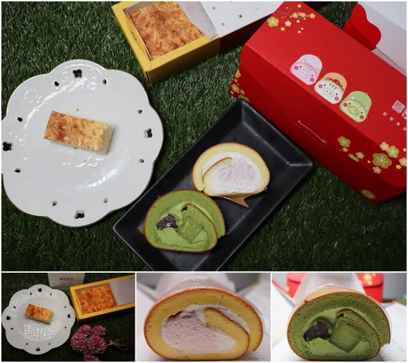 (內湖區美食)內湖甜點-亞尼克菓子工房(內湖旗艦店)新品抹茶紅豆蕨餅生乳捲，隨享卡優惠,寄捲套餐更優惠,團購宅配,下午茶點心