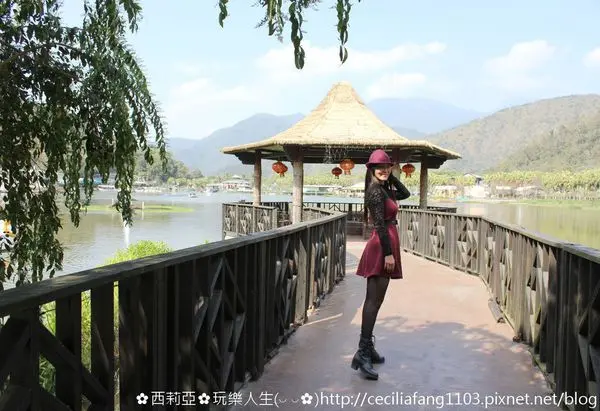 【南投。埔里鎮】來吧！就讓咱們跟著進擊的鴨子一起悠遊在翠綠湖中央吧！~埔里鯉魚潭風景區