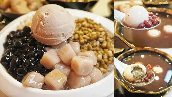 【台北公館】何家甜品鋪公館汀州店-台大商圈公館美食推薦，冬季熱甜湯還有白白胖胖的包餡大湯圓，軟Q不甜膩，料多實在超大碗