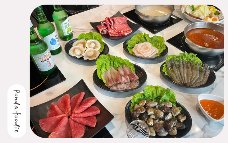 韓哥哥石頭火鍋|新莊平價火鍋吃到飽，還有超讚的自助吧~!