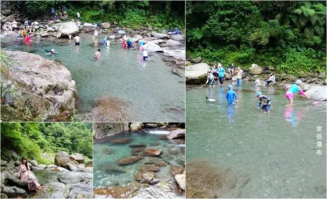 2019宜蘭玩水秘境 ▶ 金岳瀑布 ▶ 森林裡的大自然戲水池 親子戲水天堂 南澳秘境 鹿皮溪 宜蘭一日遊、免費玩水景點!