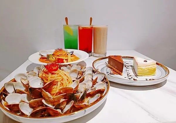 新竹美食 白日夢pasta爆量蛤蜊義大利麵|哈利波特義大利麵|香濃滑順巧克力派|下午茶推薦