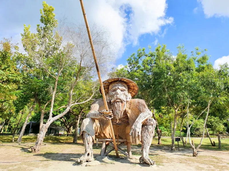 【台東景點】池上 大坡池 釣魚老人 漂鳥197 縱谷大地藝術季《何時》裝置藝術