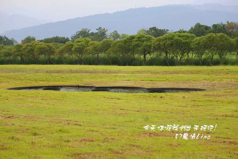 [ 宜蘭⊙河濱公園]一大片綠地.走在這好悠閒