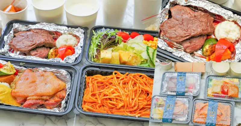 防疫外帶美食 X 超值組合套餐，4大主餐可選2、肉醬義大利麵、現烤香蒜麵包、豪邁沙拉、主廚例湯、飲品兩杯｜19to1鮮選牛排專賣店 - 跟著尼力吃喝玩樂＆親子生活