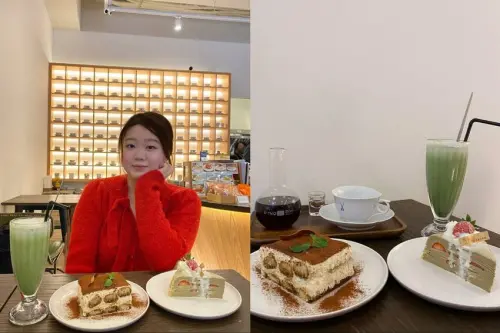 台北市大同區#我來開箱波赫士領地精品咖啡館｜台北提拉米蘇外送&鐵觀音草莓千層🍓