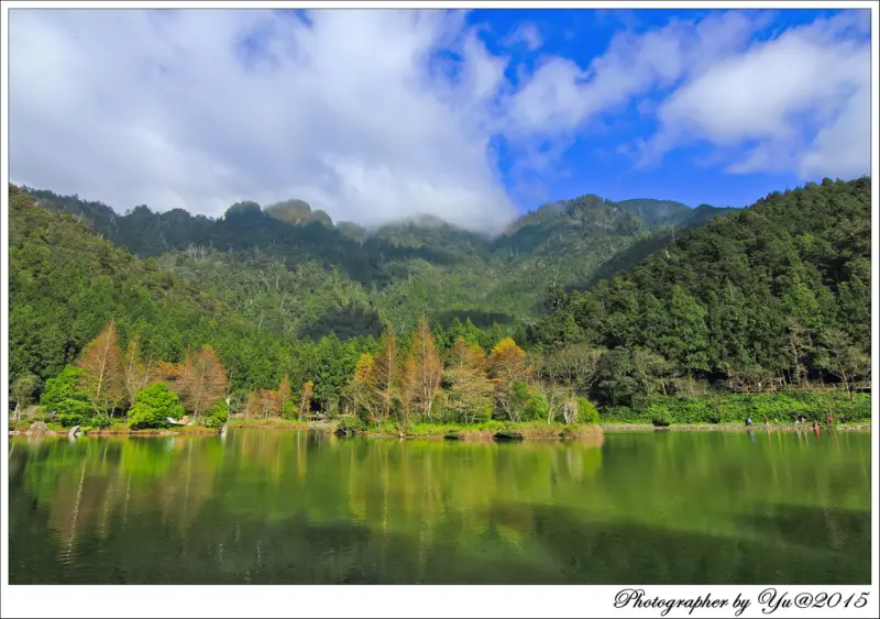 [遊記]【宜蘭縣大同鄉】北橫明珠。明池落羽松景色~三光溪瀑布流水美景~