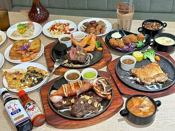 桃園市龜山區[林口美食] 牛室炙燒牛排BEEFHOUSE 林口長庚店 $349起歡樂吧吃到飽！#長庚醫院站美食 @蛋寶趴趴go