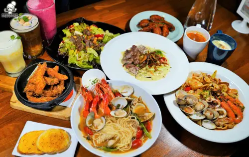 逛街聚餐推薦 新堀江超夯小義樓 義大利麵專賣店，隱藏版限定美食、小資聚餐首選 - 跟著尼力吃喝玩樂＆親子生活