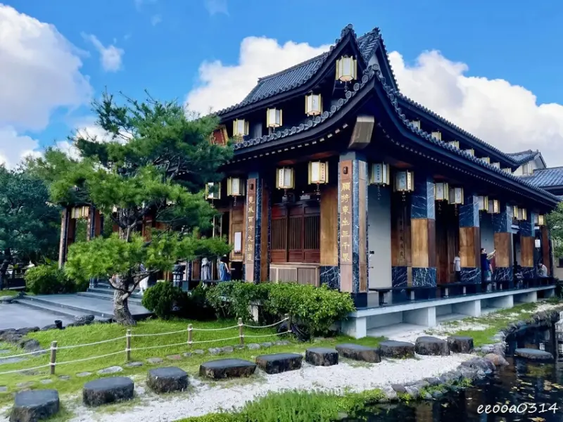 宜蘭員山咖啡「北后寺・聽水咖啡」，潺潺流水美景相伴，順遊絕美