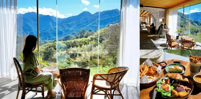 南投清境咖啡廳「Mountain Bica Cafe」，山景