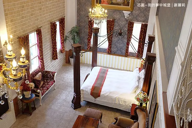 《宜蘭♥住宿》芯園~我的夢中城堡。夢幻城堡渡假民宿，親子房間大型溜滑梯，不用坐飛機也像在歐洲渡假呦！