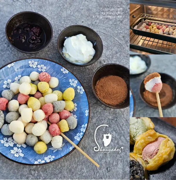 【甜品】元宵節首選 嘉義映月橋老師傅古法手搗彩虹粉粿冰/冷燒冰 湯圓