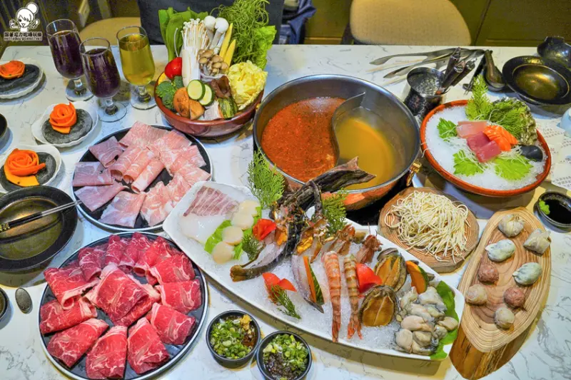 星級漢來大飯店 精緻海鮮火鍋，品味澎派鮮味火鍋 - 跟著尼力吃喝玩樂＆親子生活