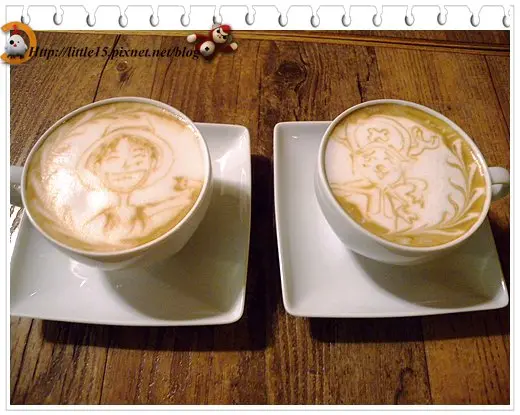 品嚐。好時光：費奧納咖啡 航海王魯夫橡膠手伸長啦~~~~