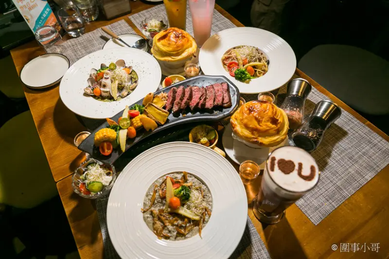 宜蘭羅東美食-宜蘭鄉親們注意啦～憶庭軒私廚料理的各式義式料理不只好吃，而且平日帶宜蘭縣民證件來吃打9折！軍警消醫護人員8.8折喔（邀約 @圍事小哥的幸福相框