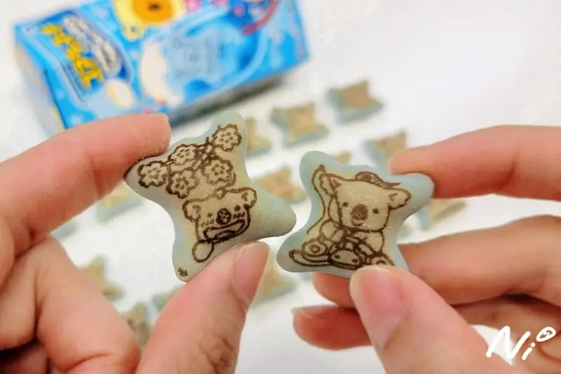 [包裝零食]LOTTE樂天小熊餅- 漂浮汽水風味。藍色餅乾好吸睛!! #2024夏季新品