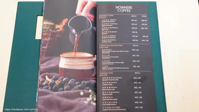 Nowhere Taipei墨西哥餐酒館菜單