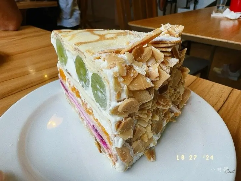 壯圍超夯老宅咖啡甜點『食聚Gather』千層蛋糕必點，甜點種