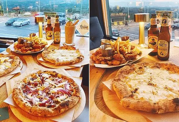 蘆竹景觀餐廳│古福Good Food窯烤披薩，美麗夜景還能看飛機起降，一旁就是大古步道公園│蘆竹登山散心、賞夜景吃美食好地方-31.jpg