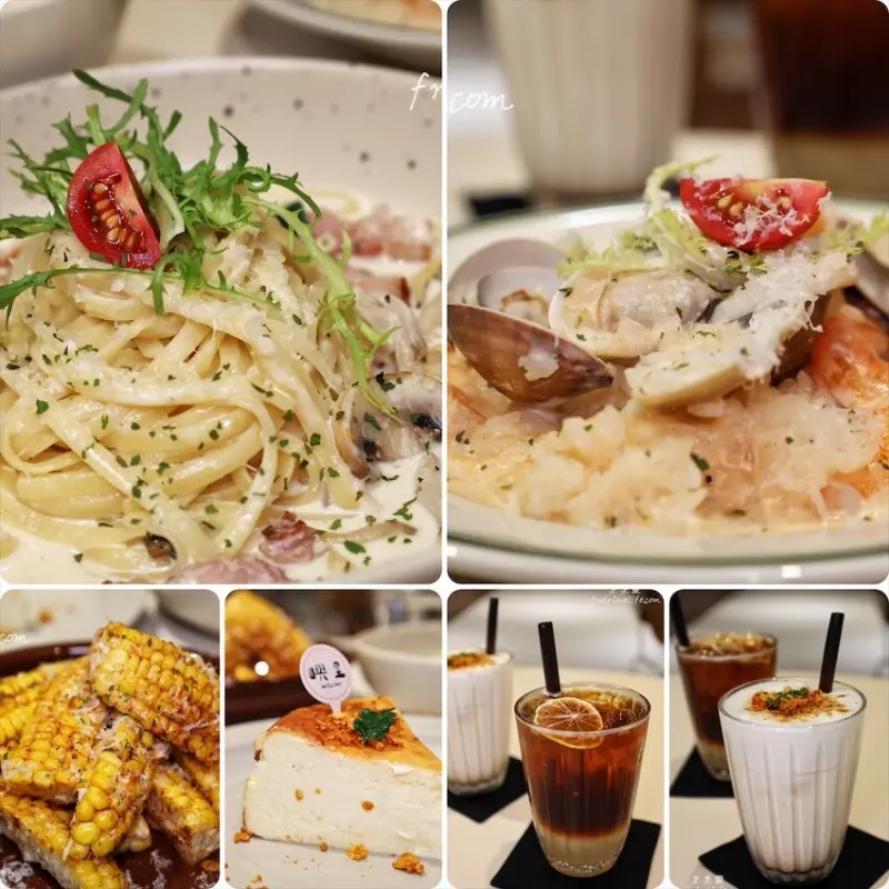 嶼里 With You⟩台中東區義大利麵、燉飯、咖啡店，每個角落都好有質感，很適合家庭、三五好友聚餐，情侶約會也很合適 @果果愛Fruitlove