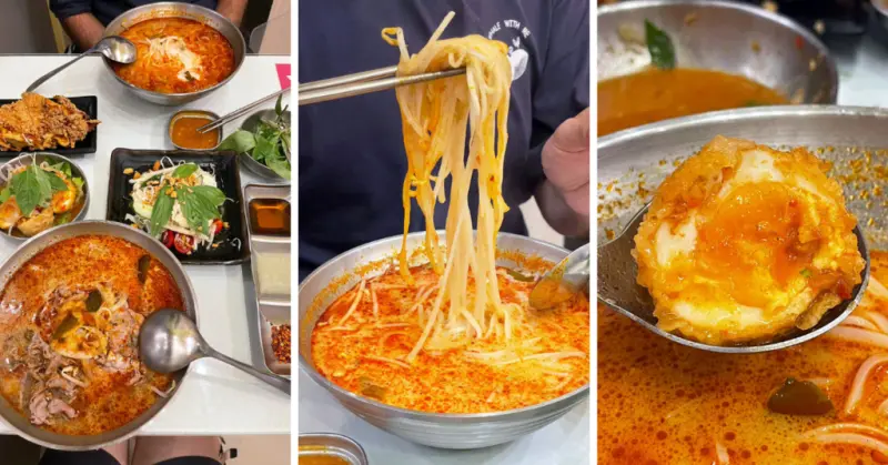 台南越南河粉推薦：鴻公公，濃郁系生牛肉/香茅雞酸辣河粉～椰香