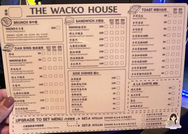 【中正區美食】怪咖屋THE WACKO HOUSE Brun