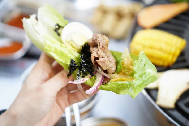 台中吃到飽推薦【肉夯夯韓式燒肉吃到飽】台灣豬原塊肉品/韓式鍋