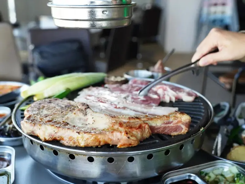 台中吃到飽推薦│肉夯夯韓式烤肉吃到飽│無紙鐵盤烤肉│享受最直