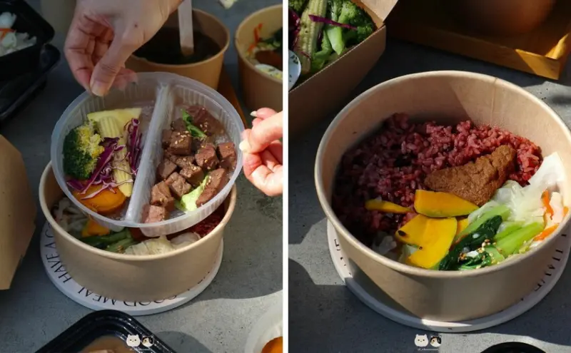 臺中東區新開幕｜健康餐盒｜覓蠶Meetzen．當天直送新鮮蔬