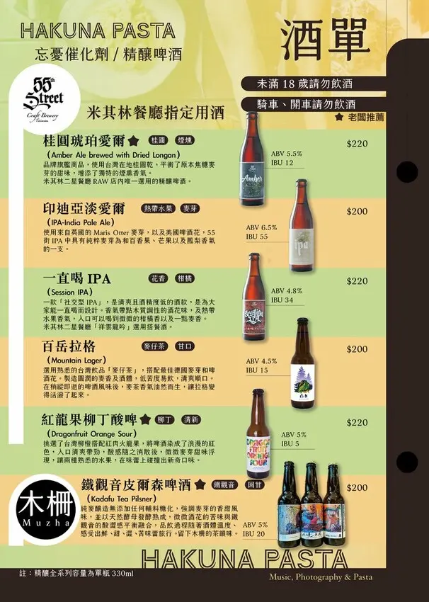 Hakuna Pasta 無憂義大利麵 0831 菜單2_0.jpg