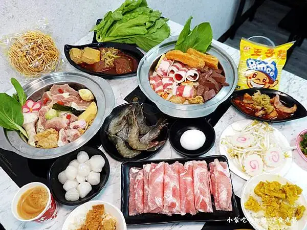 逸小鍋鍋物嘉義仁愛店-餐食合照.jpg