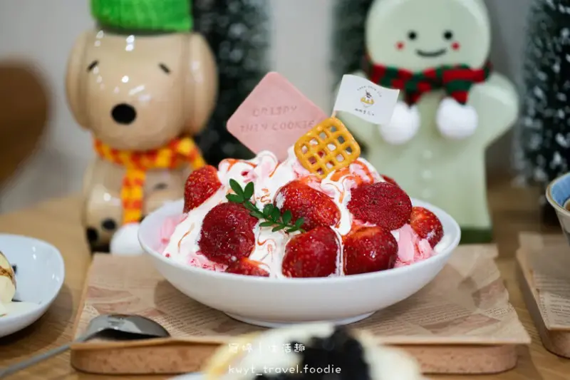 台中西屯冰店_娜娜雪花冰，99元舒芙蕾好大份，純手工冰磚雪花冰好拍也好吃，西屯下午茶推薦_菜單