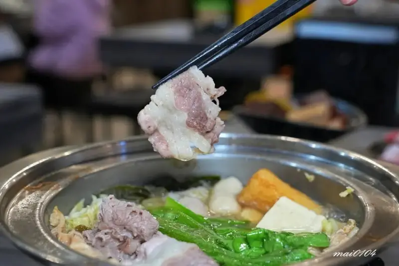 桃園楊梅｜逸小鍋鍋の物楊梅店～豬肉片、干貝買一送一，推出商業