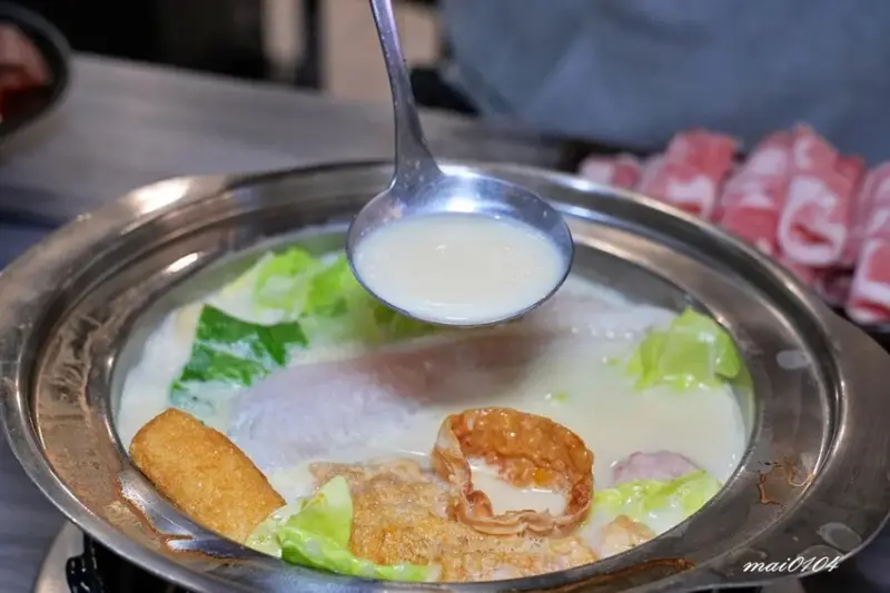 桃園楊梅｜逸小鍋鍋の物楊梅店～豬肉片、干貝買一送一，推出商業