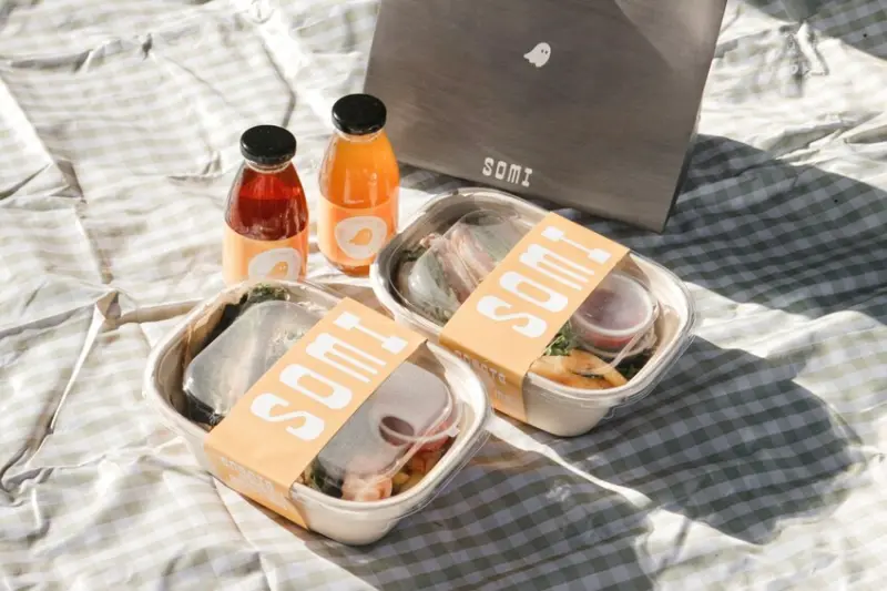 台中西區｜勤美綠園道新開幕！自由搭配可頌輕食餐盒｜SOMI 
