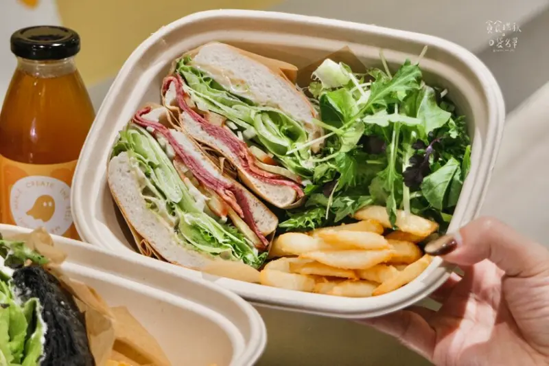 台中西區｜勤美綠園道新開幕！自由搭配可頌輕食餐盒｜SOMI 