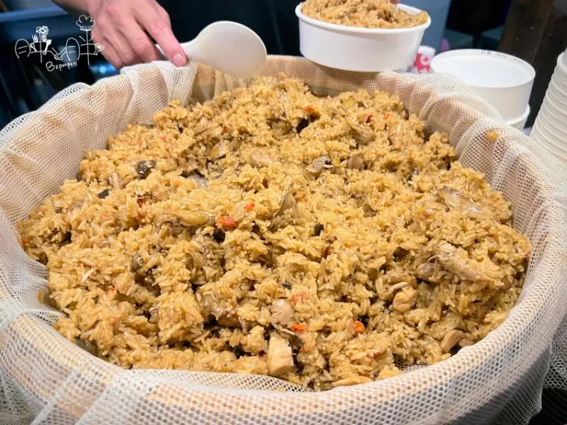 八德興仁夜市│職人手作麻油雞飯