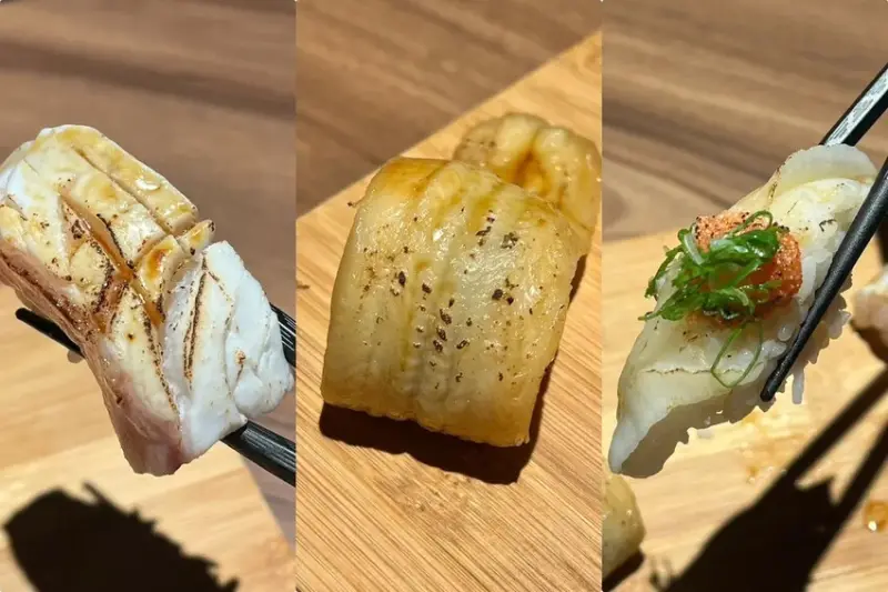 （府中美食）魚韻居酒屋板橋店～焦糖鮭魚壽司、松露牛小排、起司