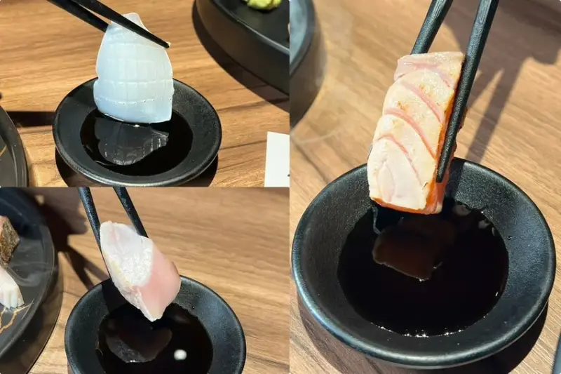 （府中美食）魚韻居酒屋板橋店～焦糖鮭魚壽司、松露牛小排、起司